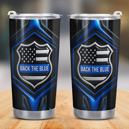 Back The Blue, Shield, Stars And Stripes