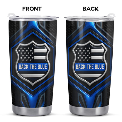 Back The Blue, Shield, Stars And Stripes