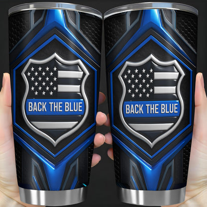 Back The Blue, Shield, Stars And Stripes