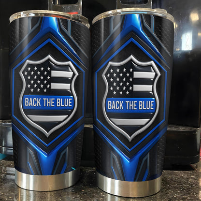 Back The Blue, Shield, Stars And Stripes