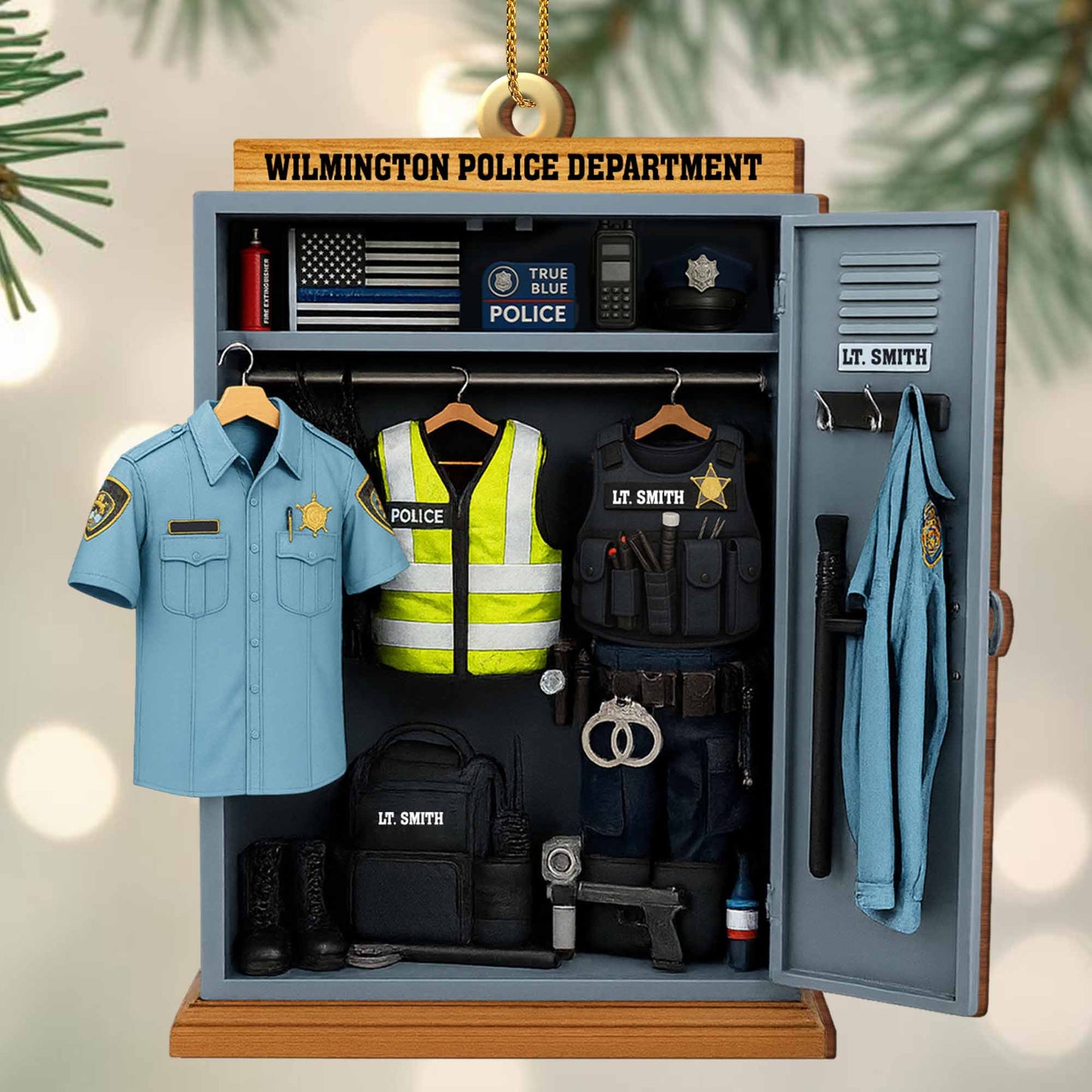 True Blue Police, Custom Police Ornament