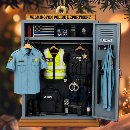 True Blue Police, Custom Police Ornament