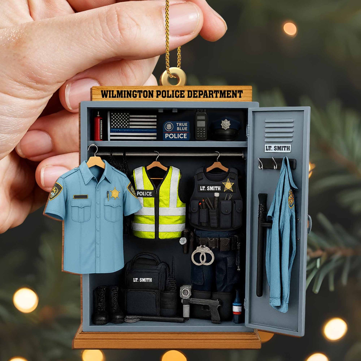 True Blue Police, Custom Police Ornament