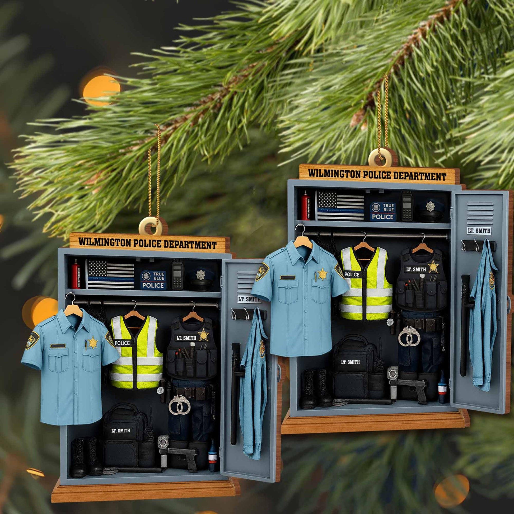 True Blue Police, Custom Police Ornament