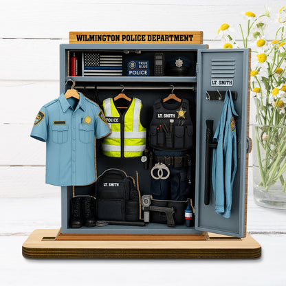 Honor Duty Sacrifice, Police Uniform And Badge Tribute