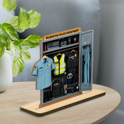 Honor Duty Sacrifice, Police Uniform And Badge Tribute