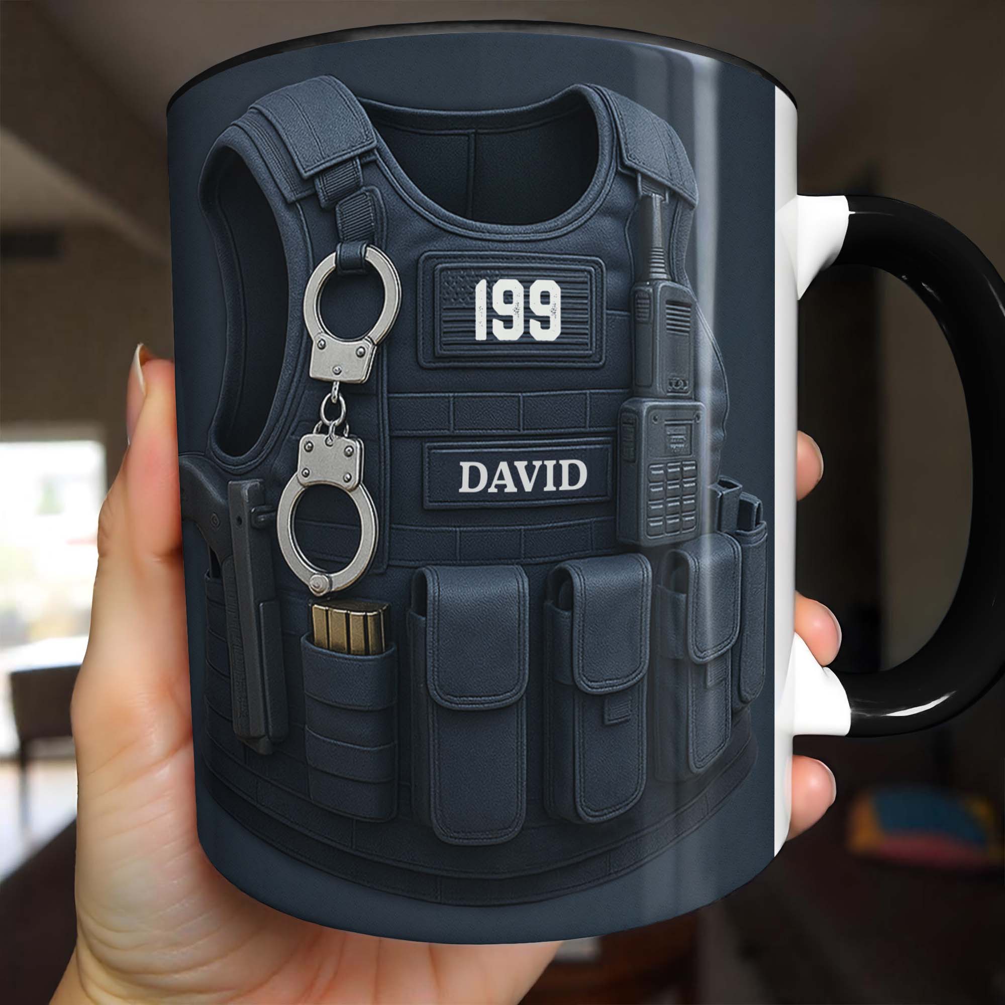 To My Hero, Police Vest and Tactical Gear Design, Custom Accent Mug ...