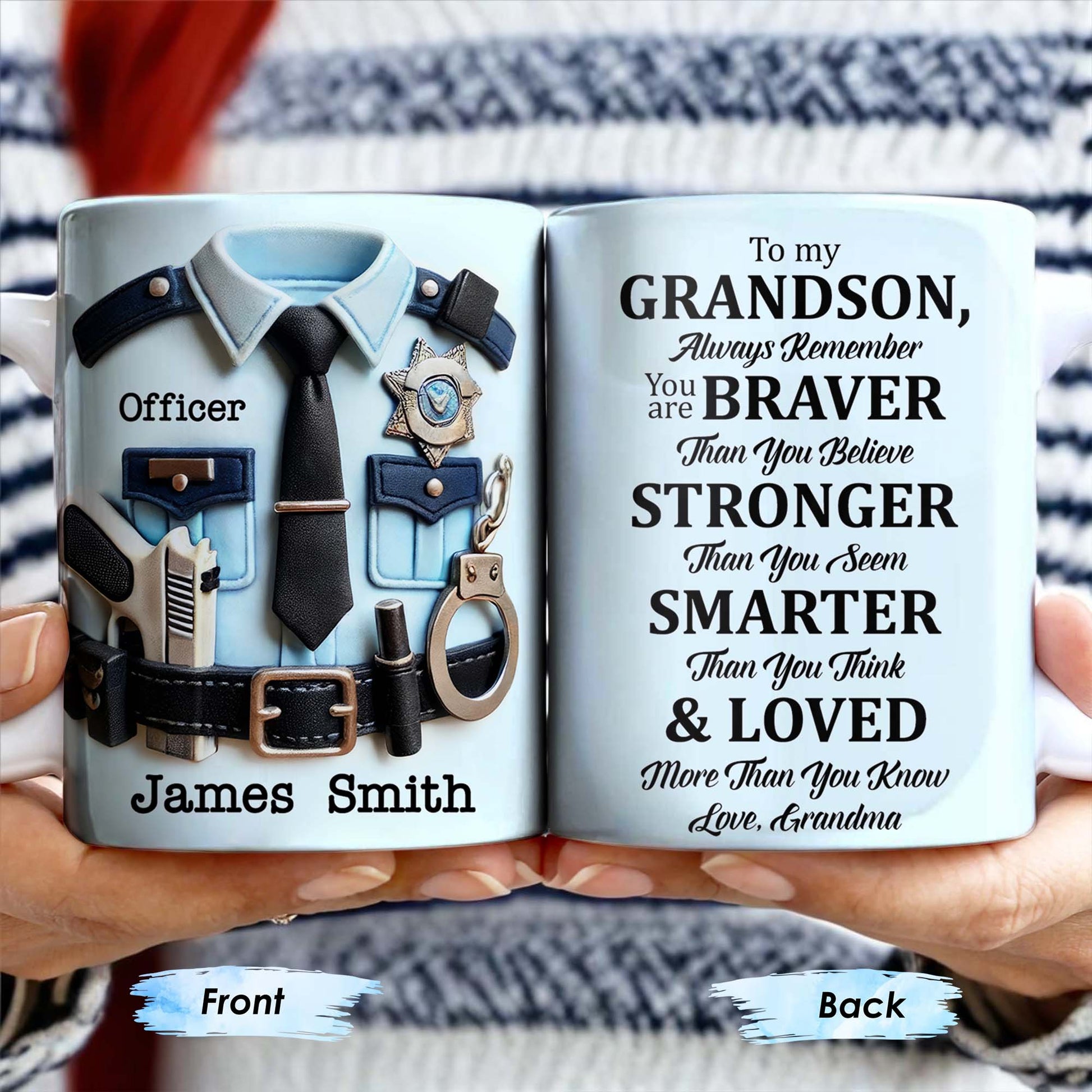 To My Grandson, Always Remember You Are Braver Than You Believe