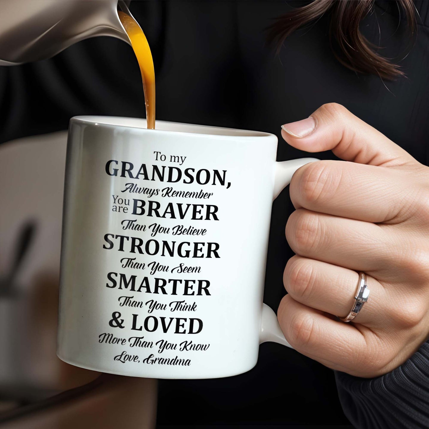 To My Grandson, Always Remember You Are Braver Than You Believe