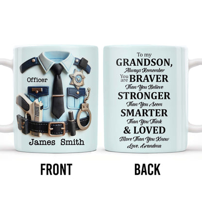 To My Grandson, Always Remember You Are Braver Than You Believe