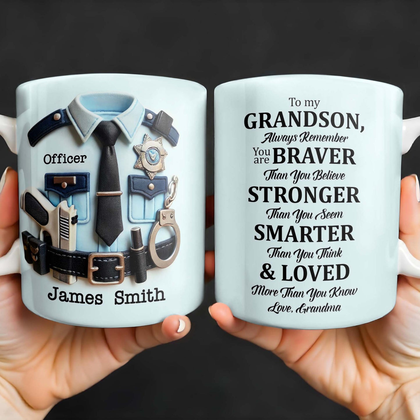 To My Grandson, Always Remember You Are Braver Than You Believe