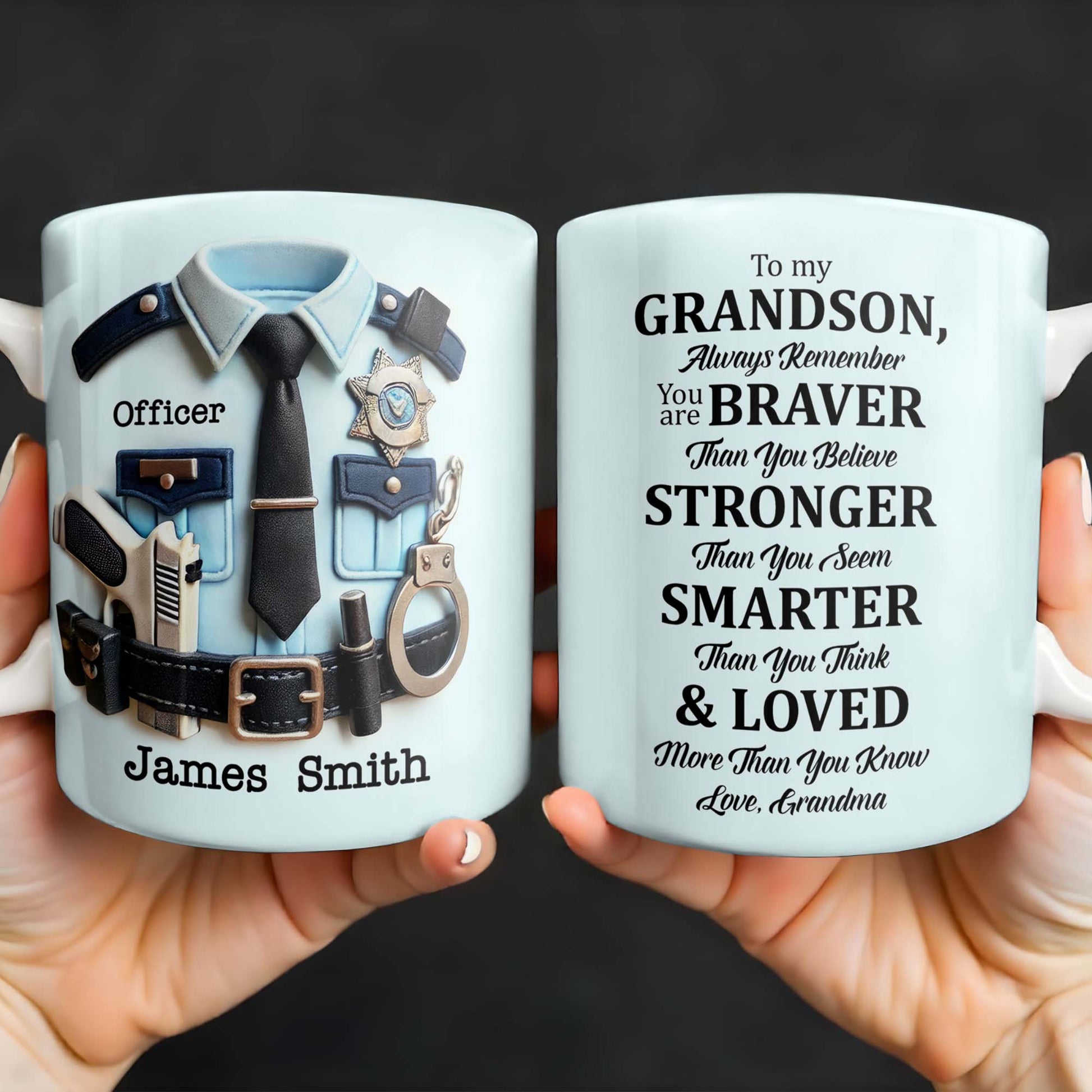 To My Grandson, Always Remember You Are Braver Than You Believe