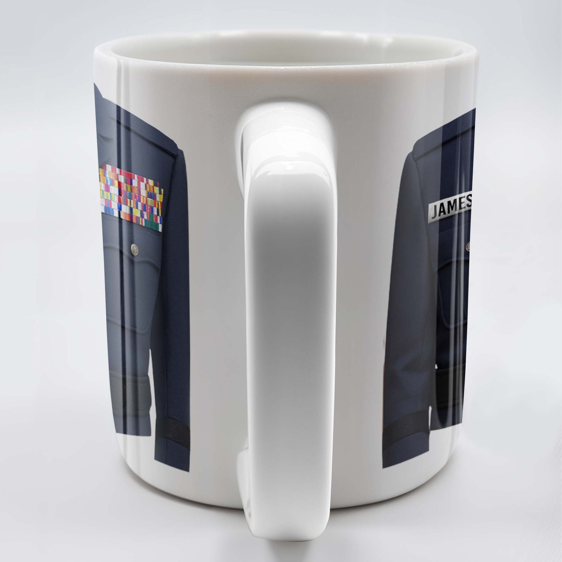 Honor Your Service With This Personalized Uniform Badge Mug