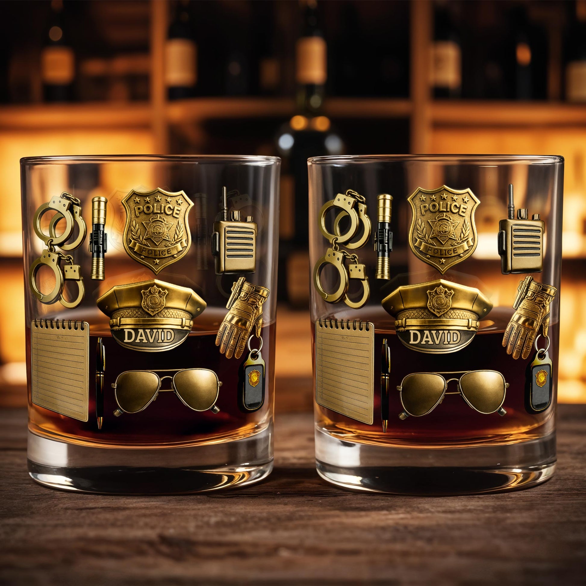 Celebrate Your Service With Badge, Handcuffs, and Hat