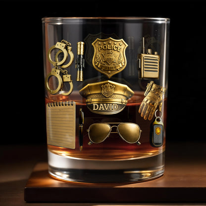 Celebrate Your Service With Badge, Handcuffs, and Hat