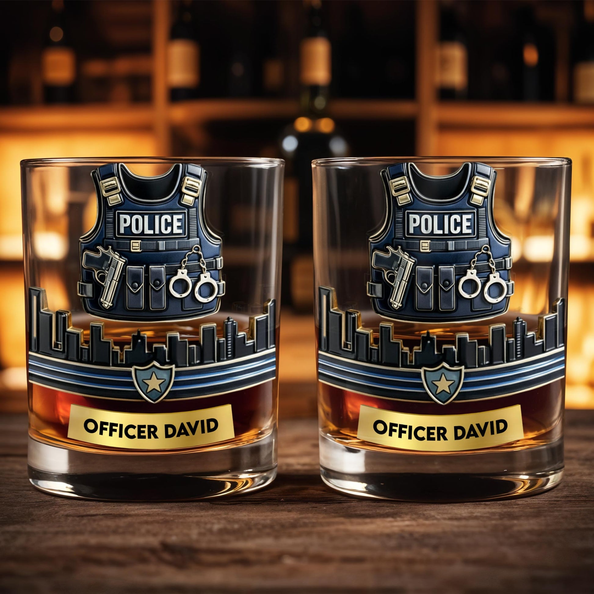 Customizable Tribute For Police Officers