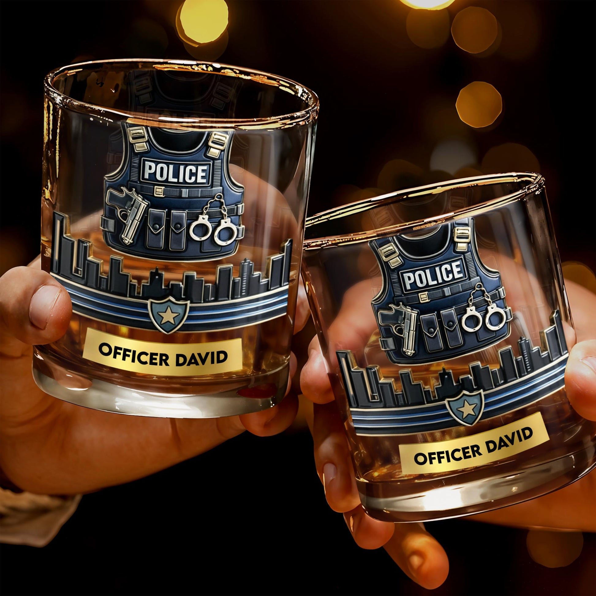 Customizable Tribute For Police Officers