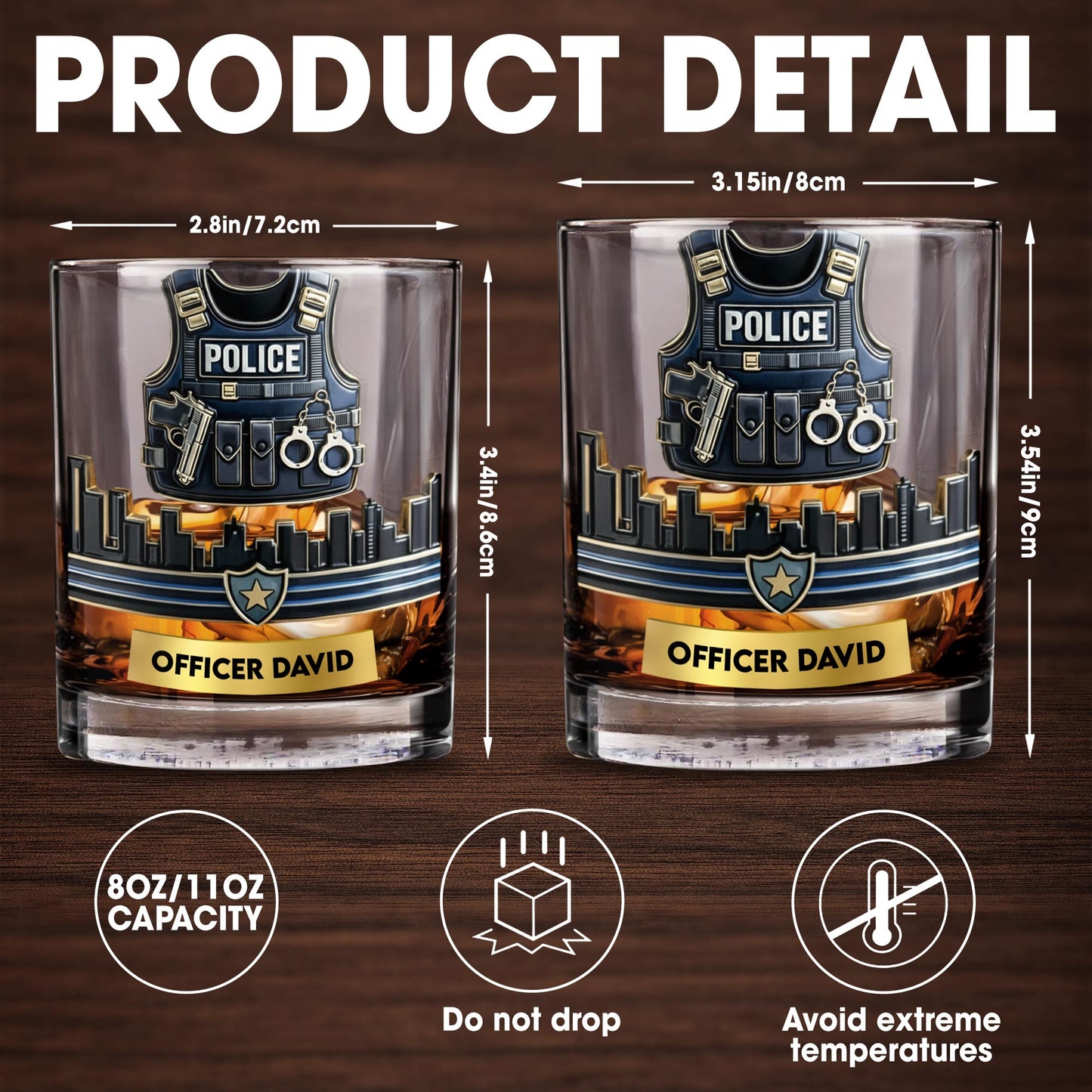 Customizable Tribute For Police Officers