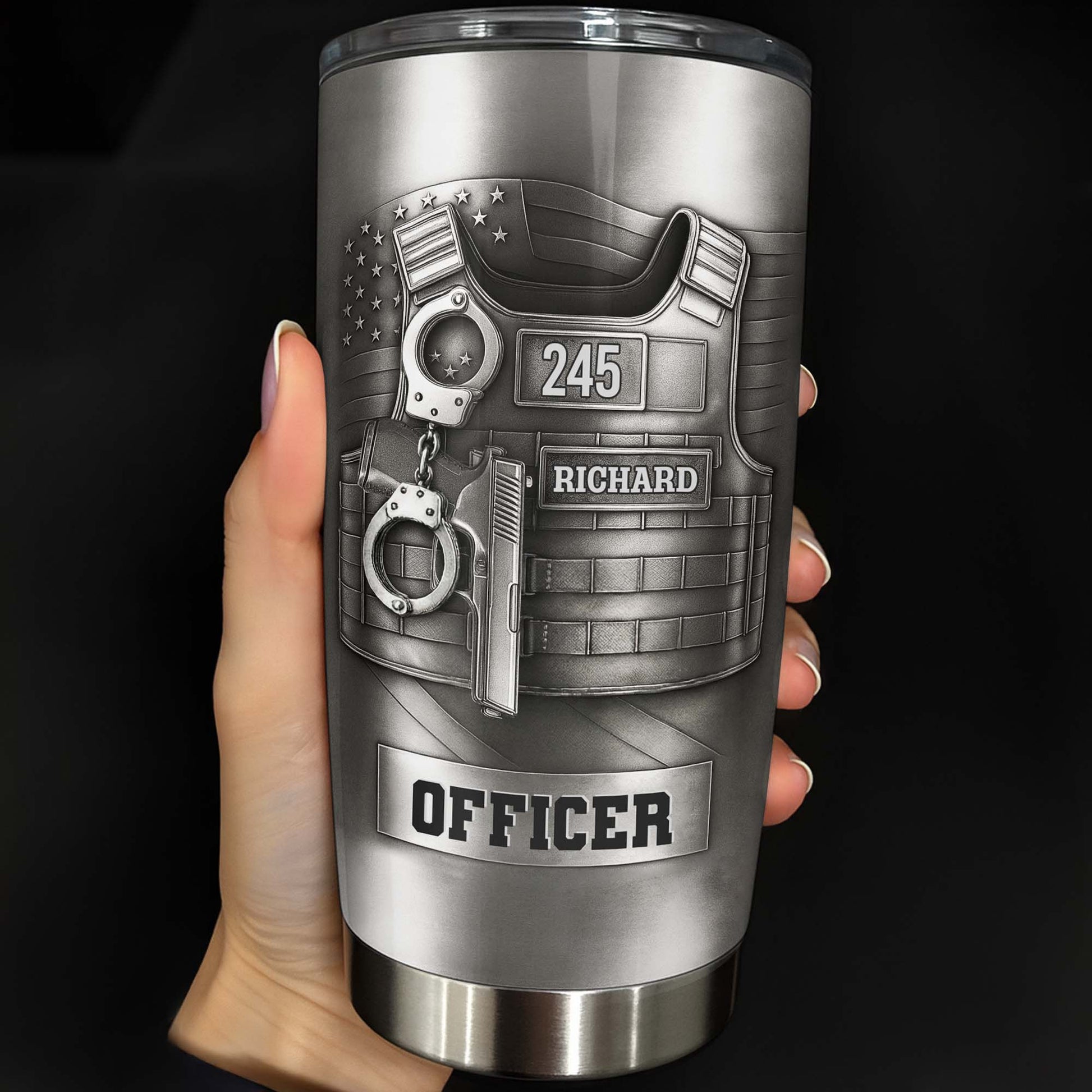 This Is What An Awesome Officer Looks Like Police Badge Handcuffs Handgun