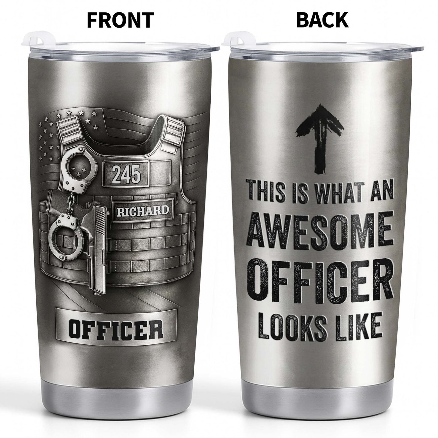 This Is What An Awesome Officer Looks Like Police Badge Handcuffs Handgun