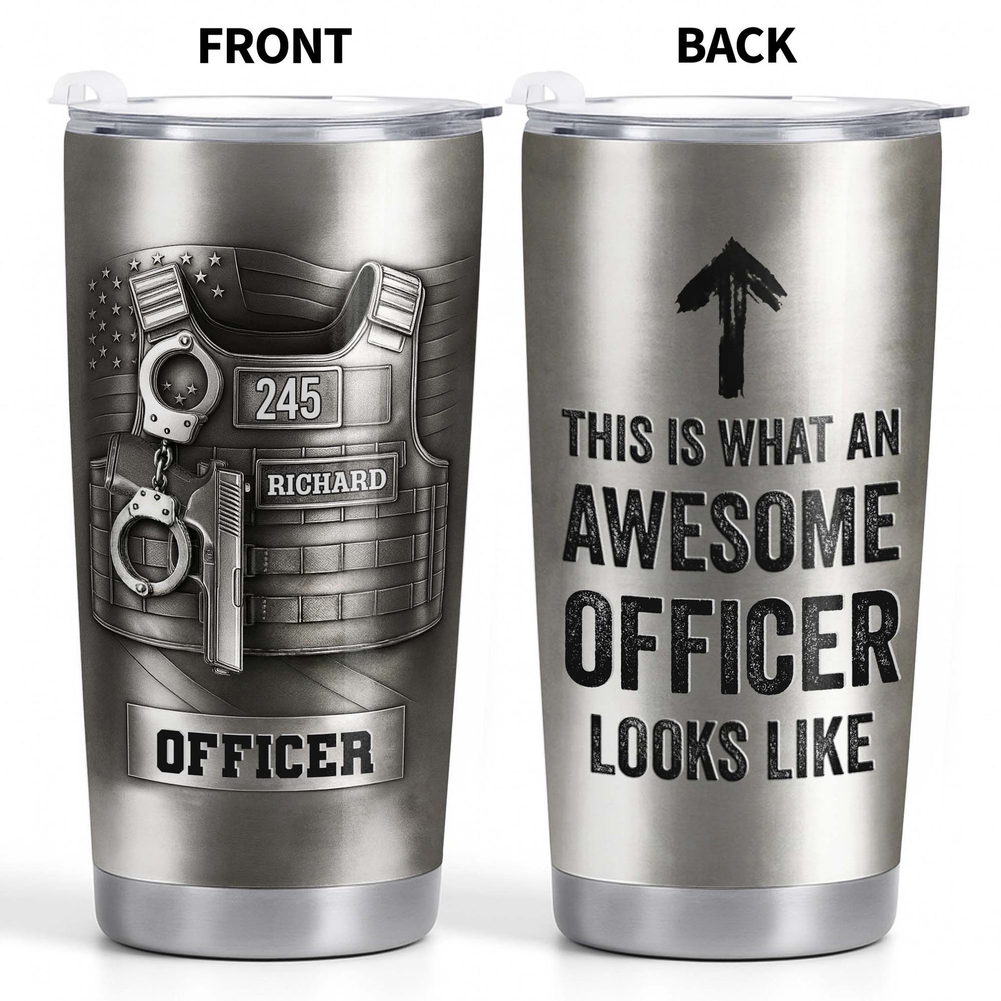 This Is What An Awesome Officer Looks Like Police Badge Handcuffs Handgun