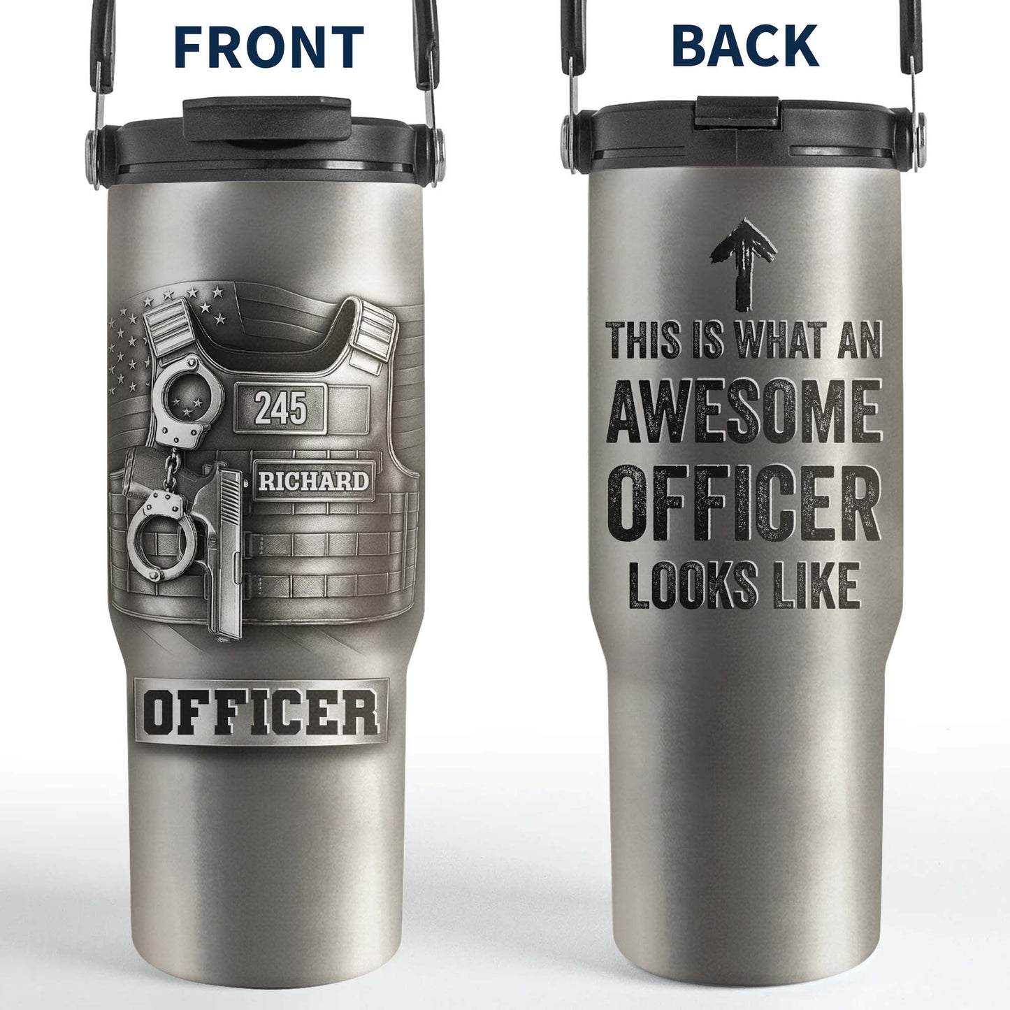 This Is What An Awesome Officer Looks Like Arrow Badge