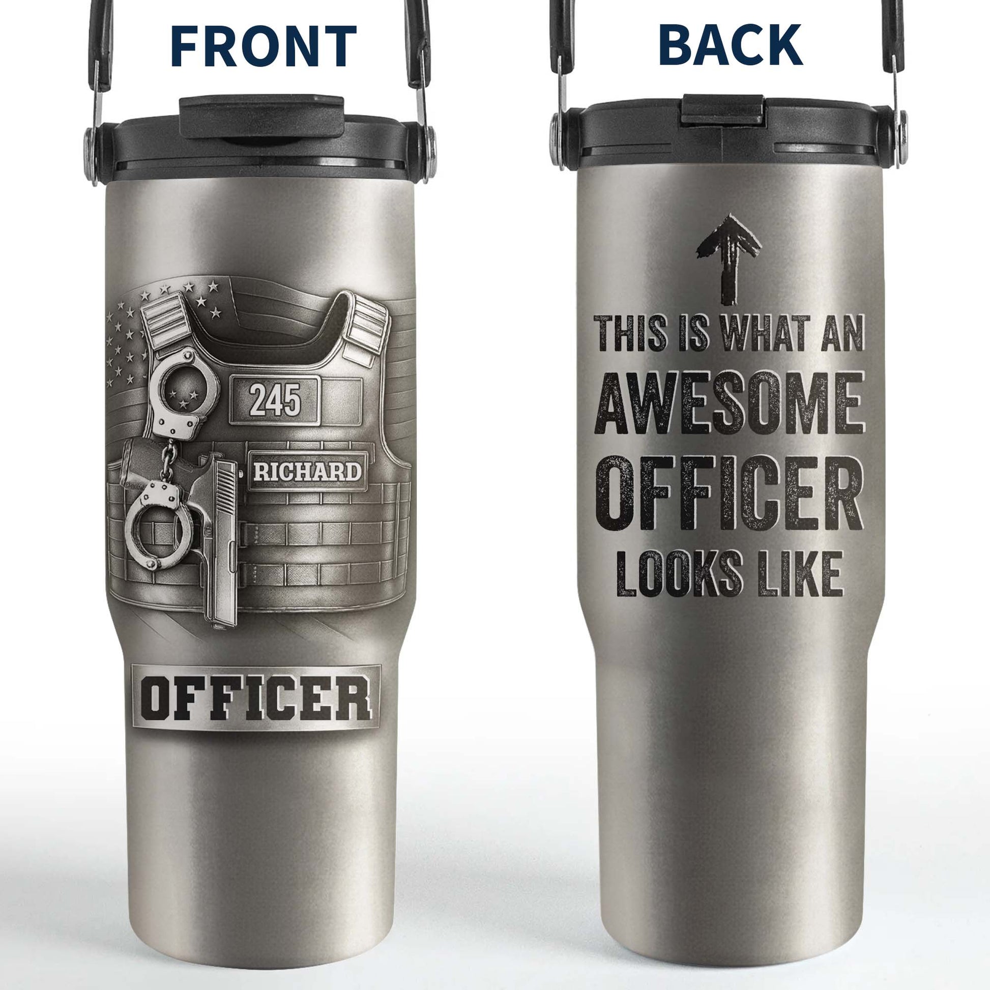 This Is What An Awesome Officer Looks Like Arrow Badge