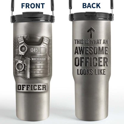 This Is What An Awesome Officer Looks Like Arrow Badge