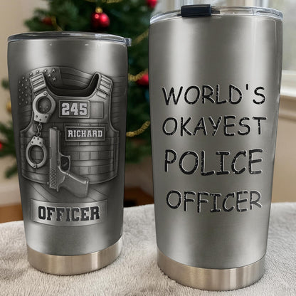 World's Okayest Police Officer, Police Vest And Accessories