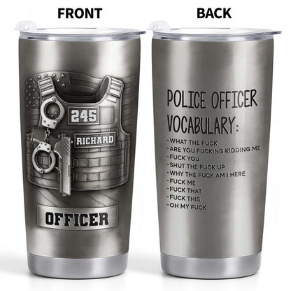 Police Officer Vocabulary Eff Words