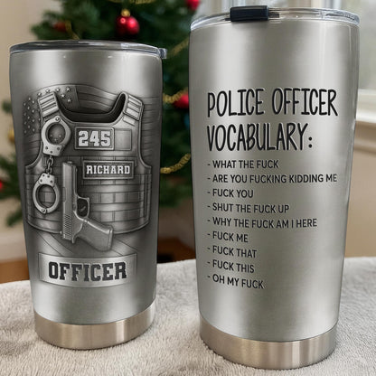 Police Officer Vocabulary And Gear