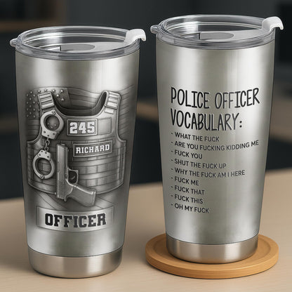 Police Officer Vocabulary And Gear