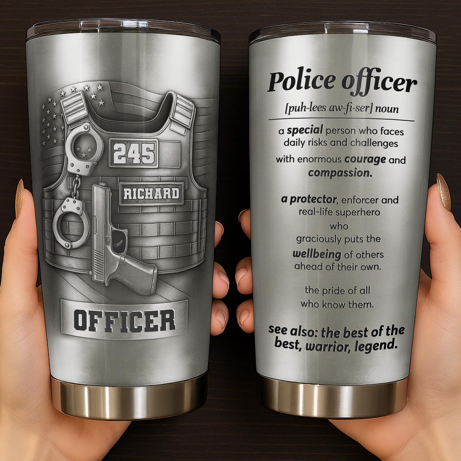 A Special Person Who Faces Daily Risks, Police Gear Design