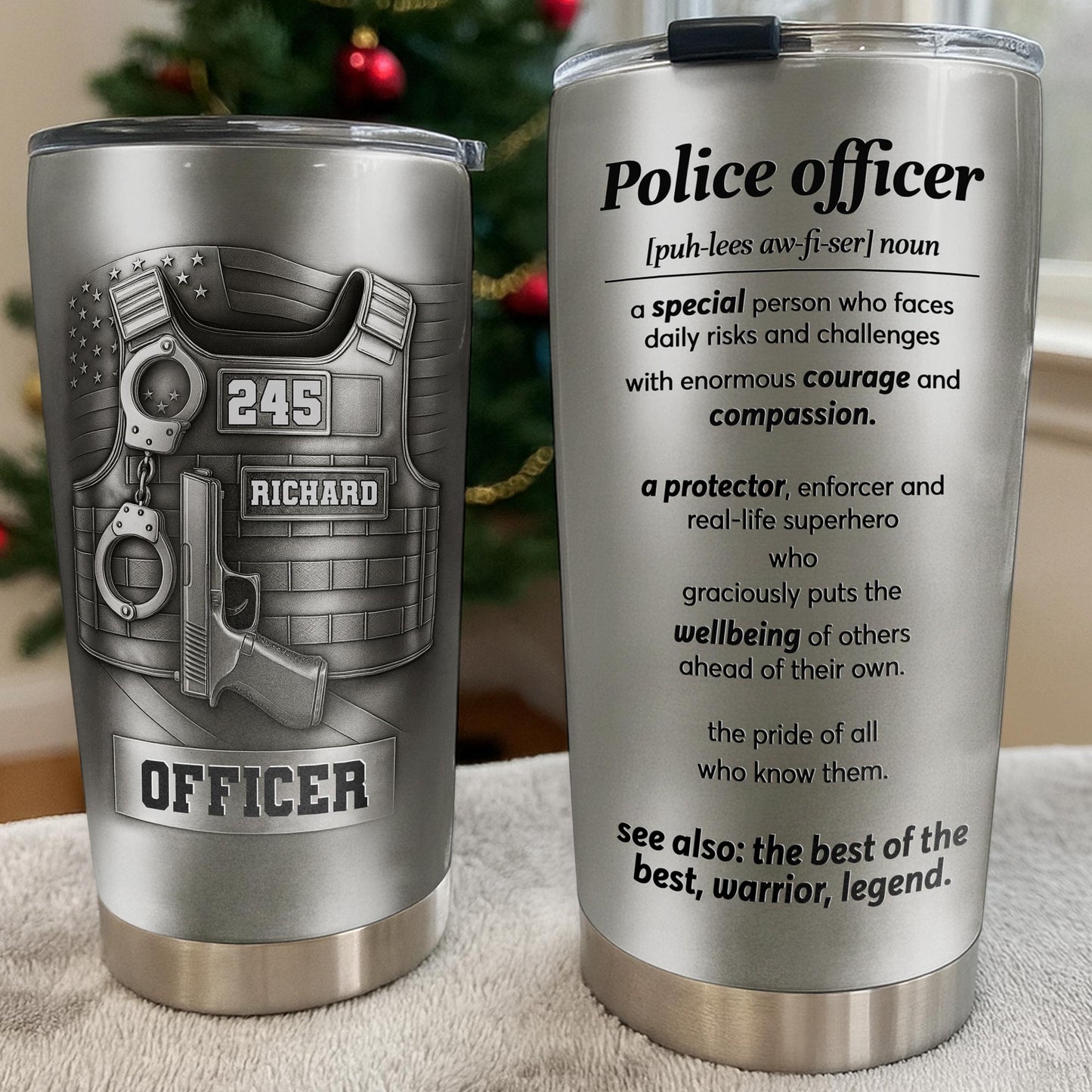 A Special Person Who Faces Daily Risks, Police Gear Design
