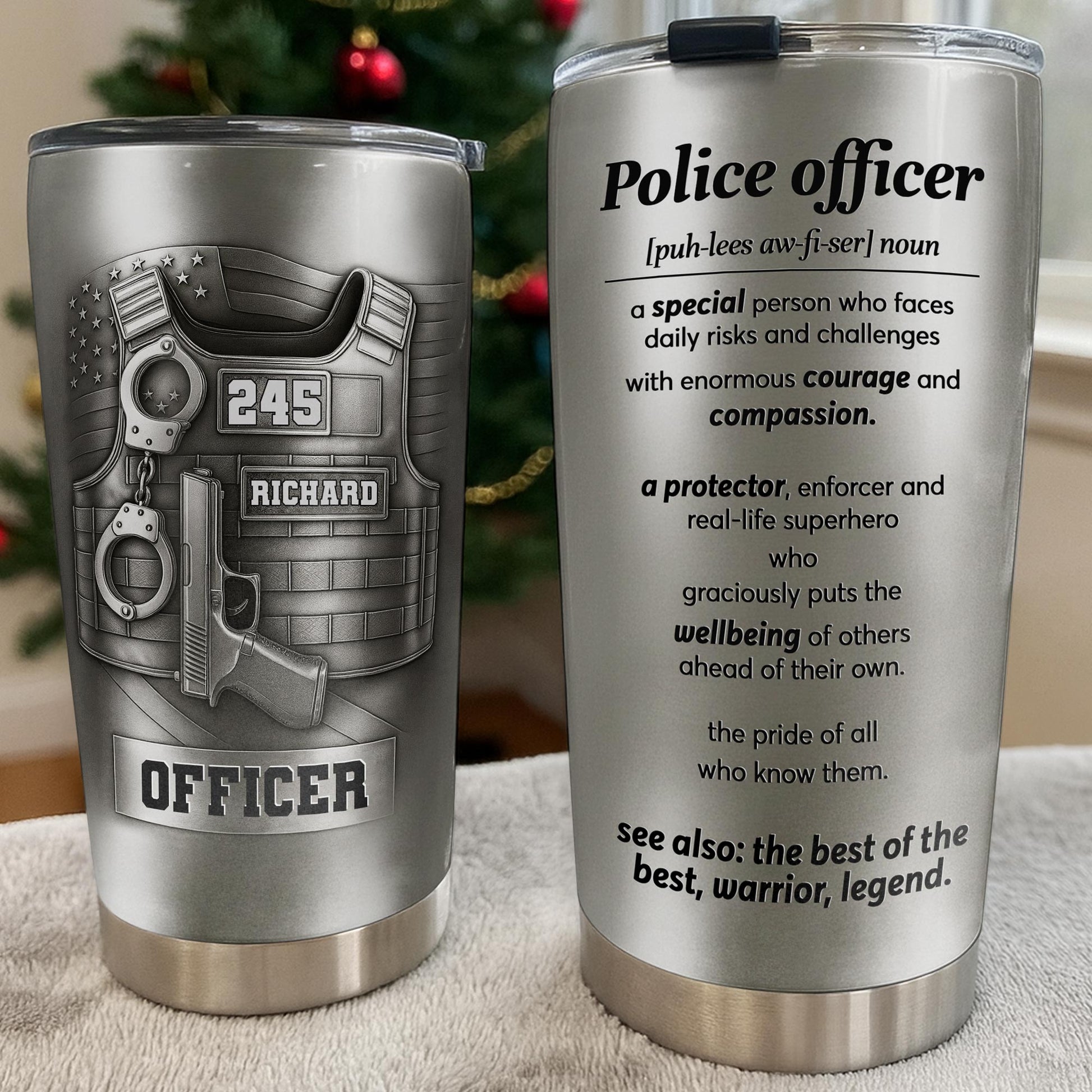 A Special Person Who Faces Daily Risks, Police Gear Design