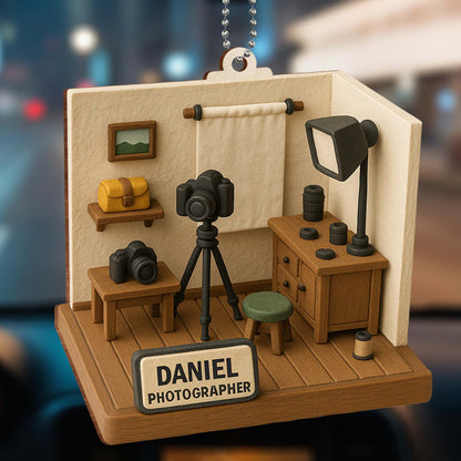 Ideal Accessory For Photography Enthusiasts Featuring A Creative Workspace, Camera And Desk