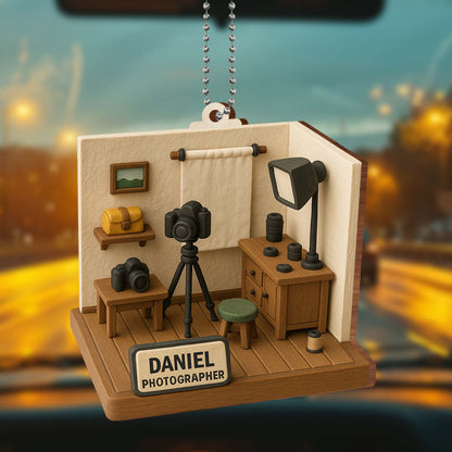 Ideal Accessory For Photography Enthusiasts Featuring A Creative Workspace, Camera And Desk