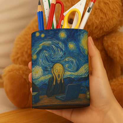 Inspired By Van Gogh's Starry Night Pen Holder