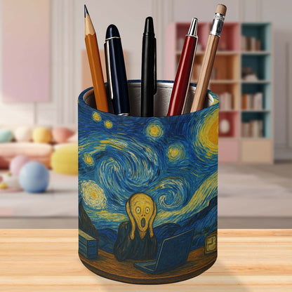 Inspired By Van Gogh's Starry Night Pen Holder