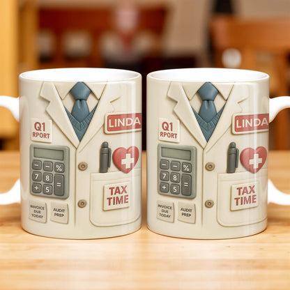 Tax Time, Q1 Report, Audit Prep, Calculator and Tie