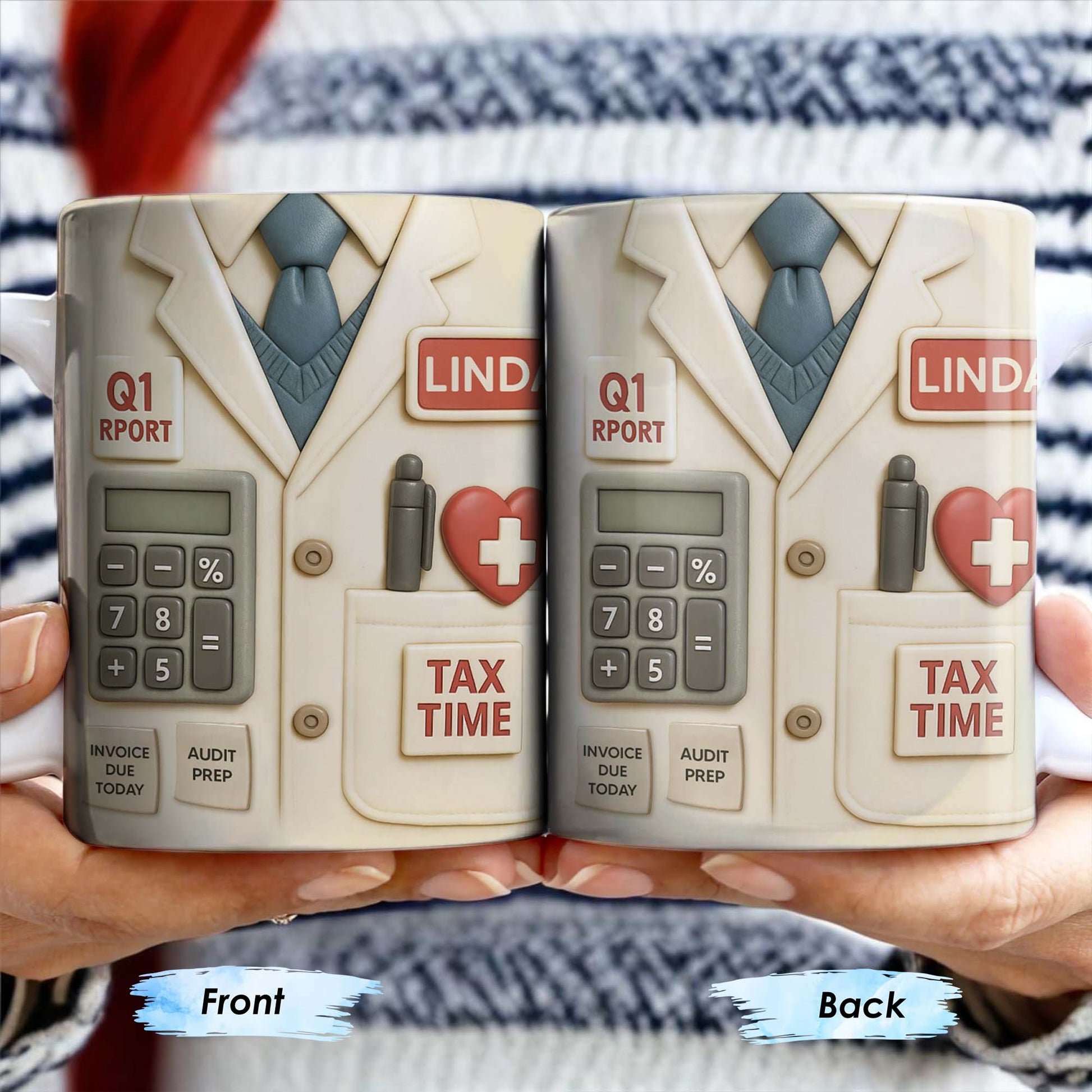 Tax Time, Q1 Report, Audit Prep, Calculator and Tie