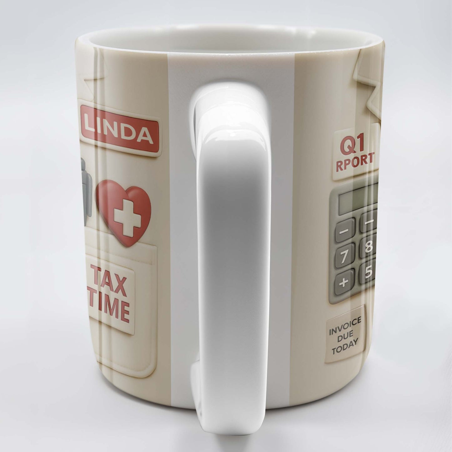 Tax Time, Q1 Report, Audit Prep, Calculator and Tie