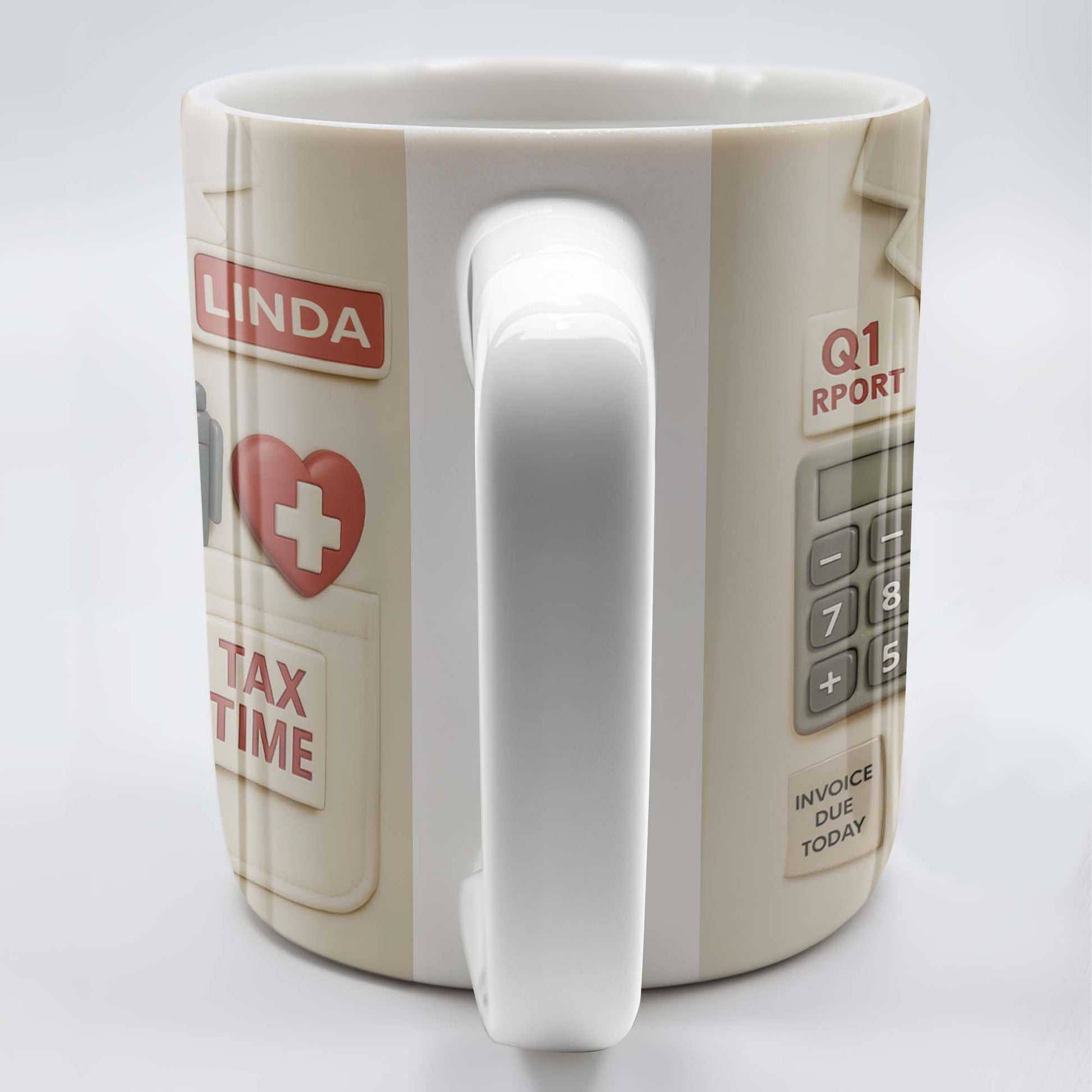 Tax Time, Q1 Report, Audit Prep, Calculator and Tie