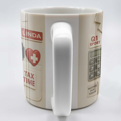 Tax Time, Q1 Report, Audit Prep, Calculator and Tie