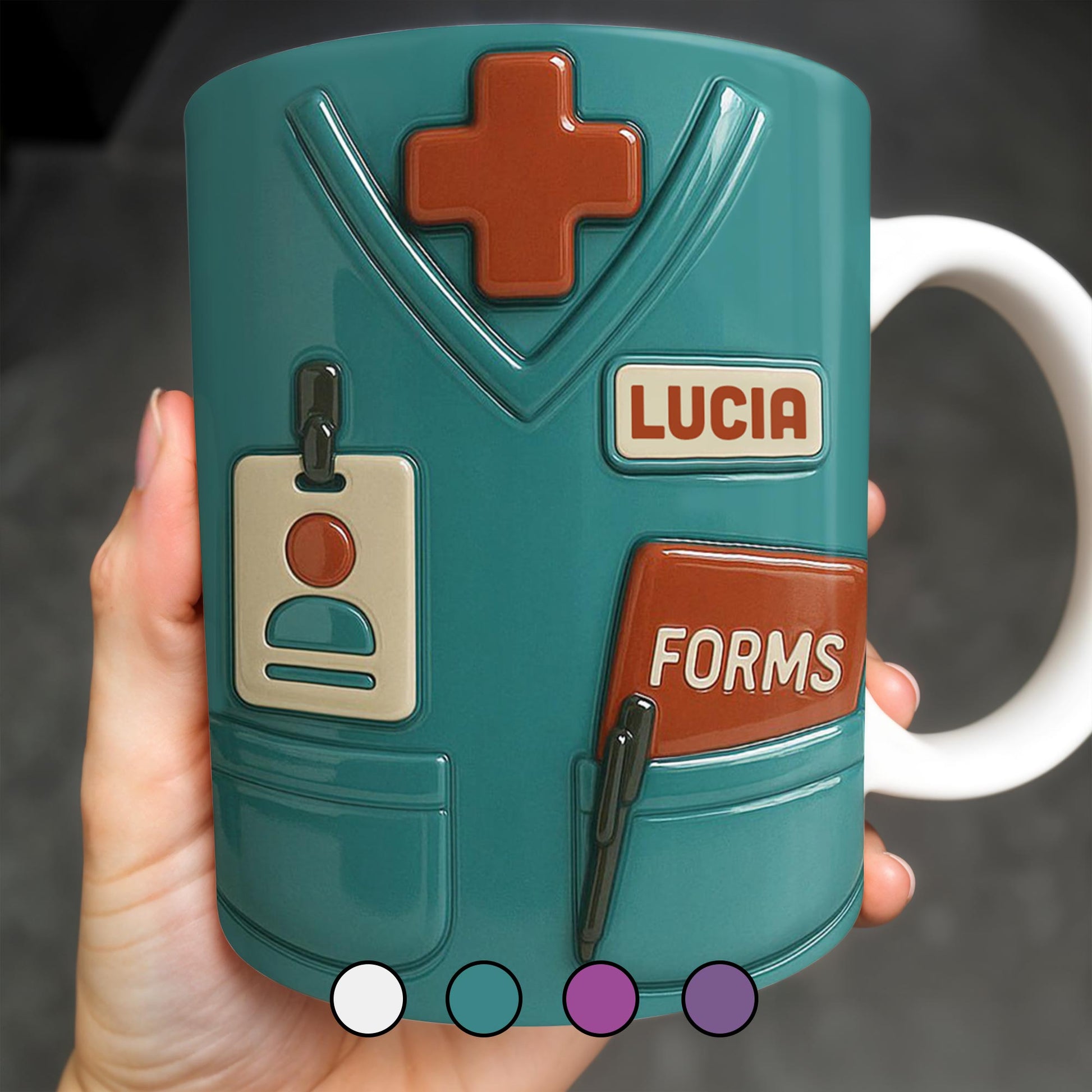 Celebrate the Heart of Healthcare, Nurse Scrubs and Medical Cross