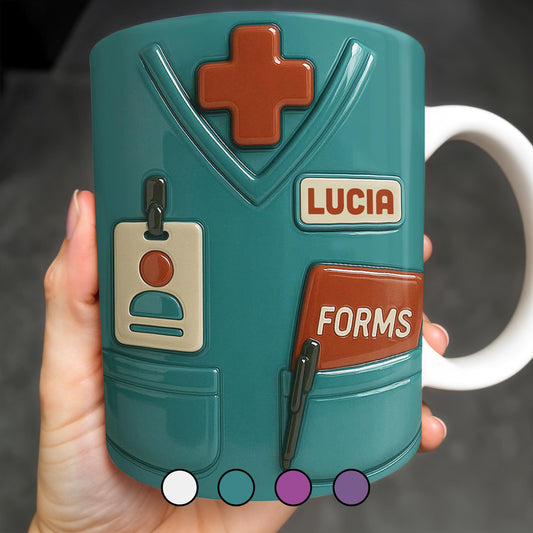 Celebrate the Heart of Healthcare, Nurse Scrubs and Medical Cross