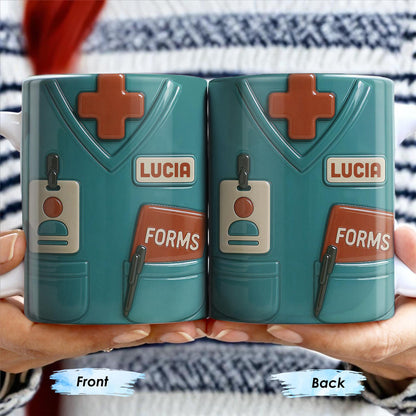 Celebrate the Heart of Healthcare, Nurse Scrubs and Medical Cross