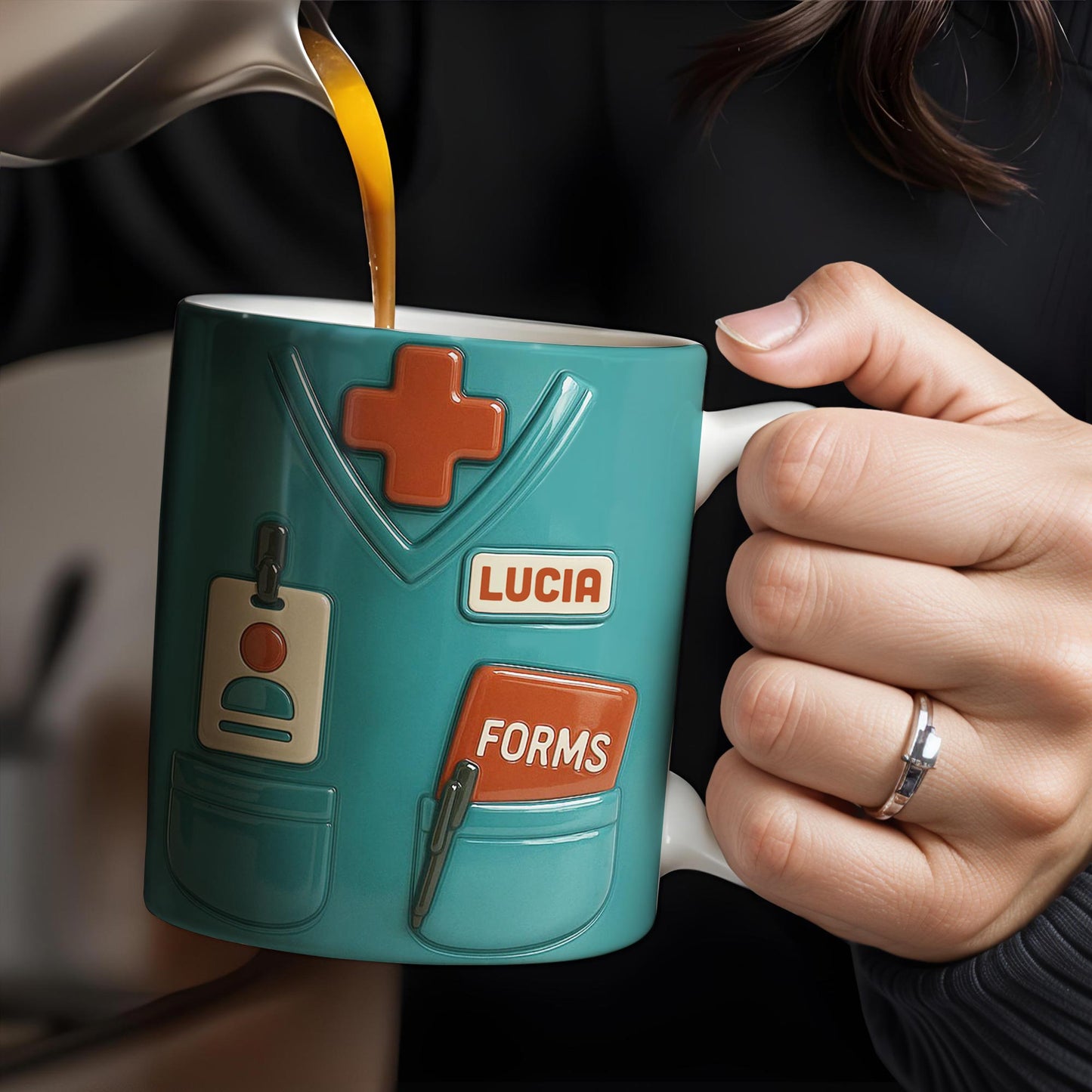 Celebrate the Heart of Healthcare, Nurse Scrubs and Medical Cross