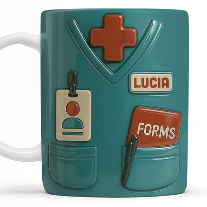 Celebrate the Heart of Healthcare, Nurse Scrubs and Medical Cross