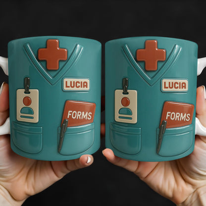 Celebrate the Heart of Healthcare, Nurse Scrubs and Medical Cross